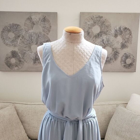 Show Me Your Mumu 'Kendall' Maxi Dress - size Large in Steel Blue - Picture 4 of 14